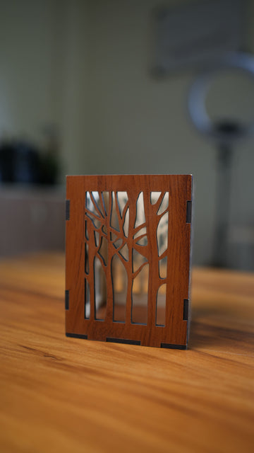 Tea Light Holder cum Pen Stand (Tree Design)