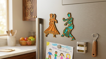 Bharatanatyam Dancer Fridge Magnet