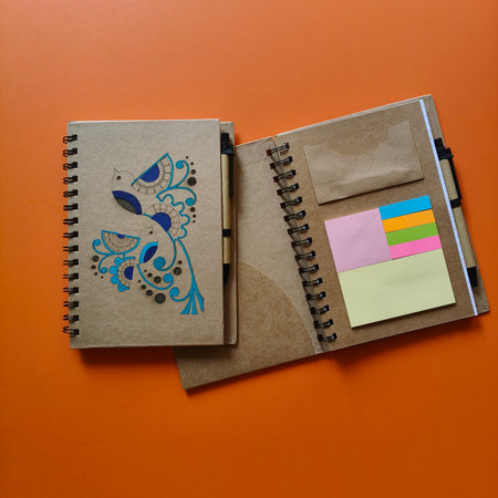 Eco Bloom laser cut eco note pad