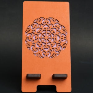 Mandal Art Design Mobile Stand