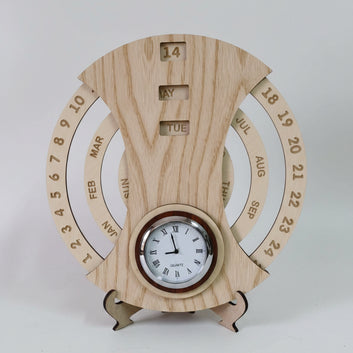Ivory Clock Grain : Life Time calendar