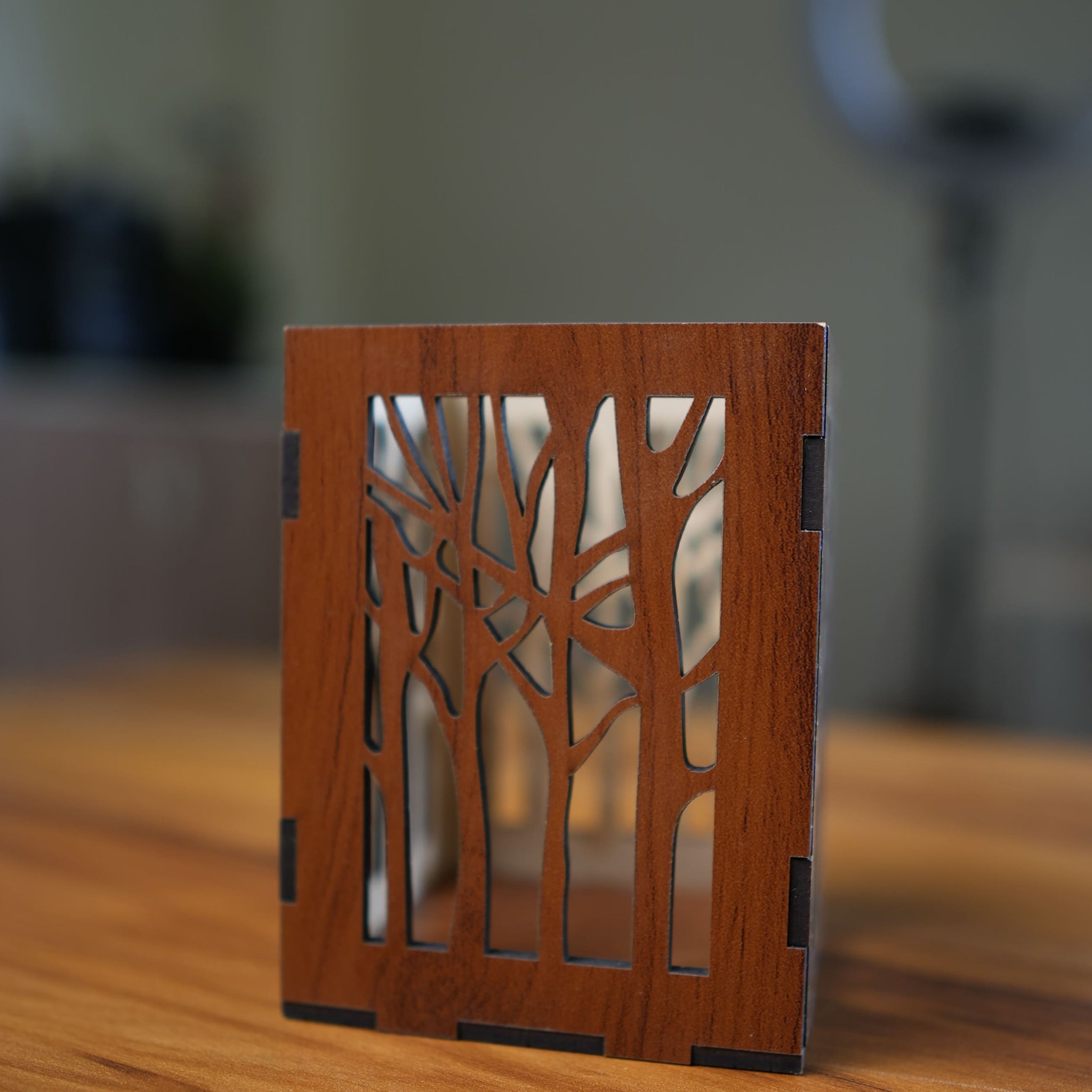 Tea Light Holder cum Pen Stand (Tree Design)