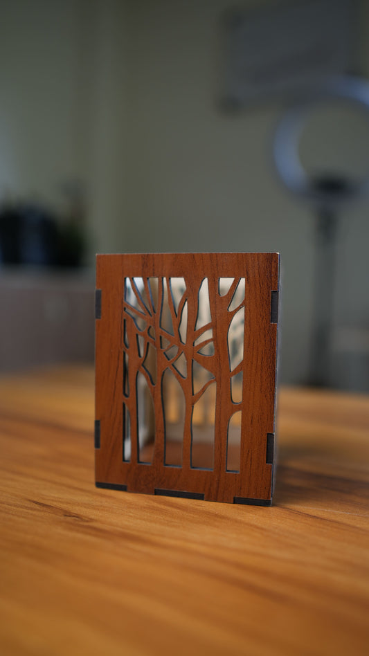 Tea Light Holder cum Pen Stand (Tree Design)