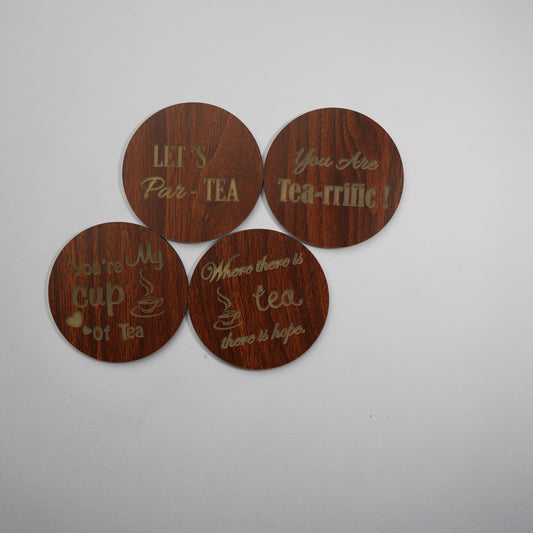 Tea Quote Coaster