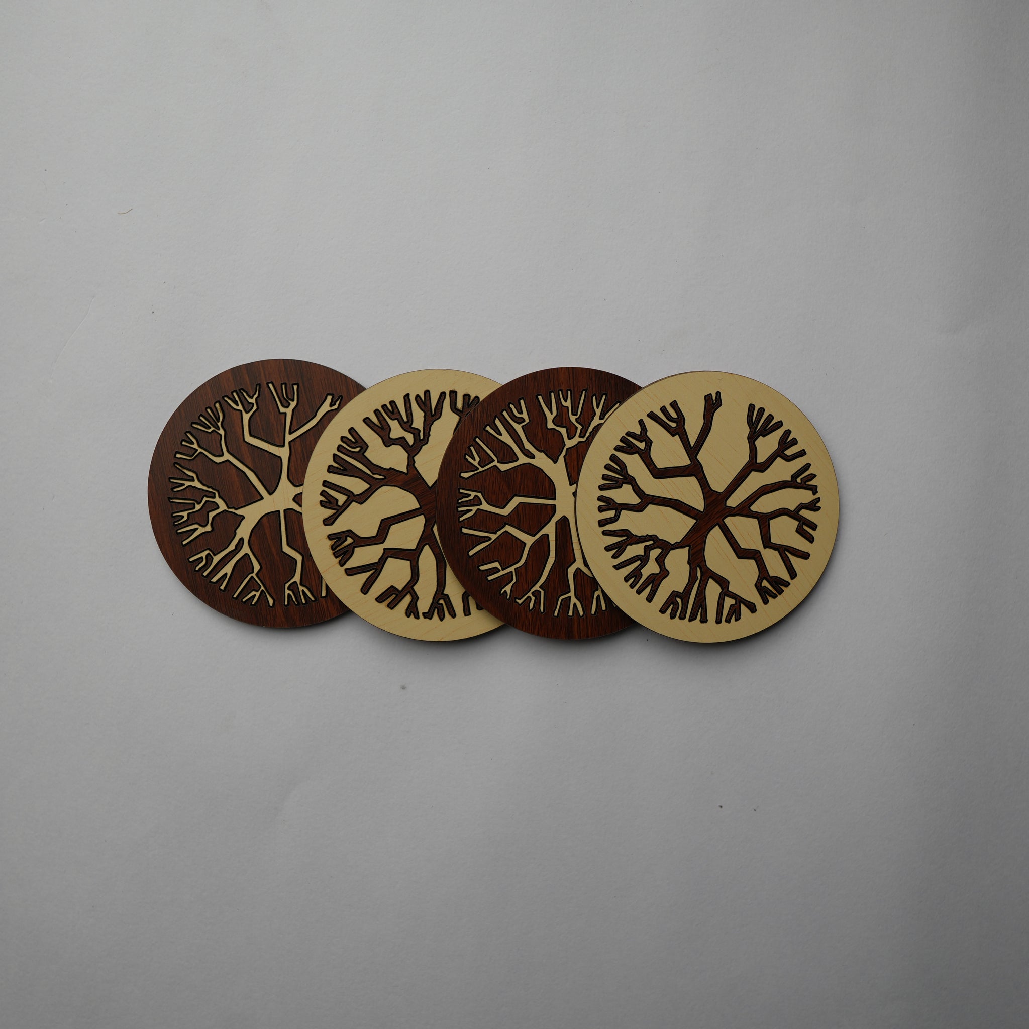 Tree Coaster (Set of 4)