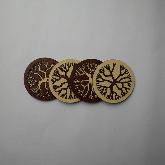 Tree Coaster (Set of 4)