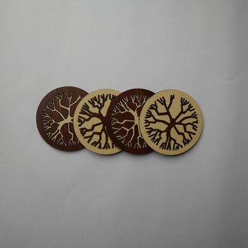 Tree Coaster (Set of 4)