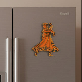 Fridge magnet : Kathak dancer design