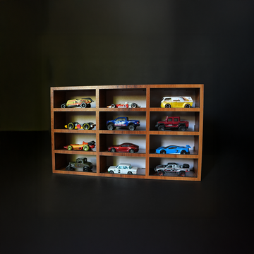 1:64 Wooden Car Organizer/Display