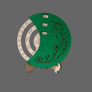 Life Time Calendar Design 6 : Size 6 inch