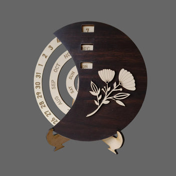 Life Time Calendar Design 1 : Size  6 inch