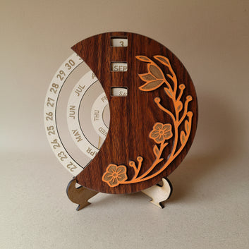Life Time Calendar Design 2 : Size 6 inch