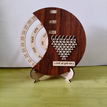 Life Time Calendar  Design 8 : Size 6 inch