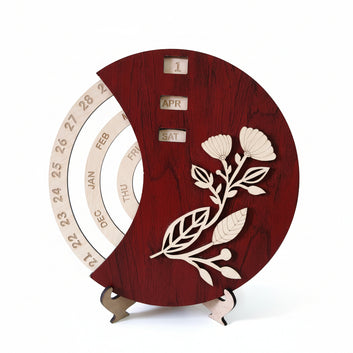 Mahagony Floral : Life Time calendar