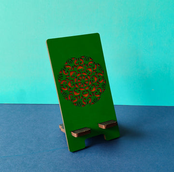 Mobile stand : Mandal art design