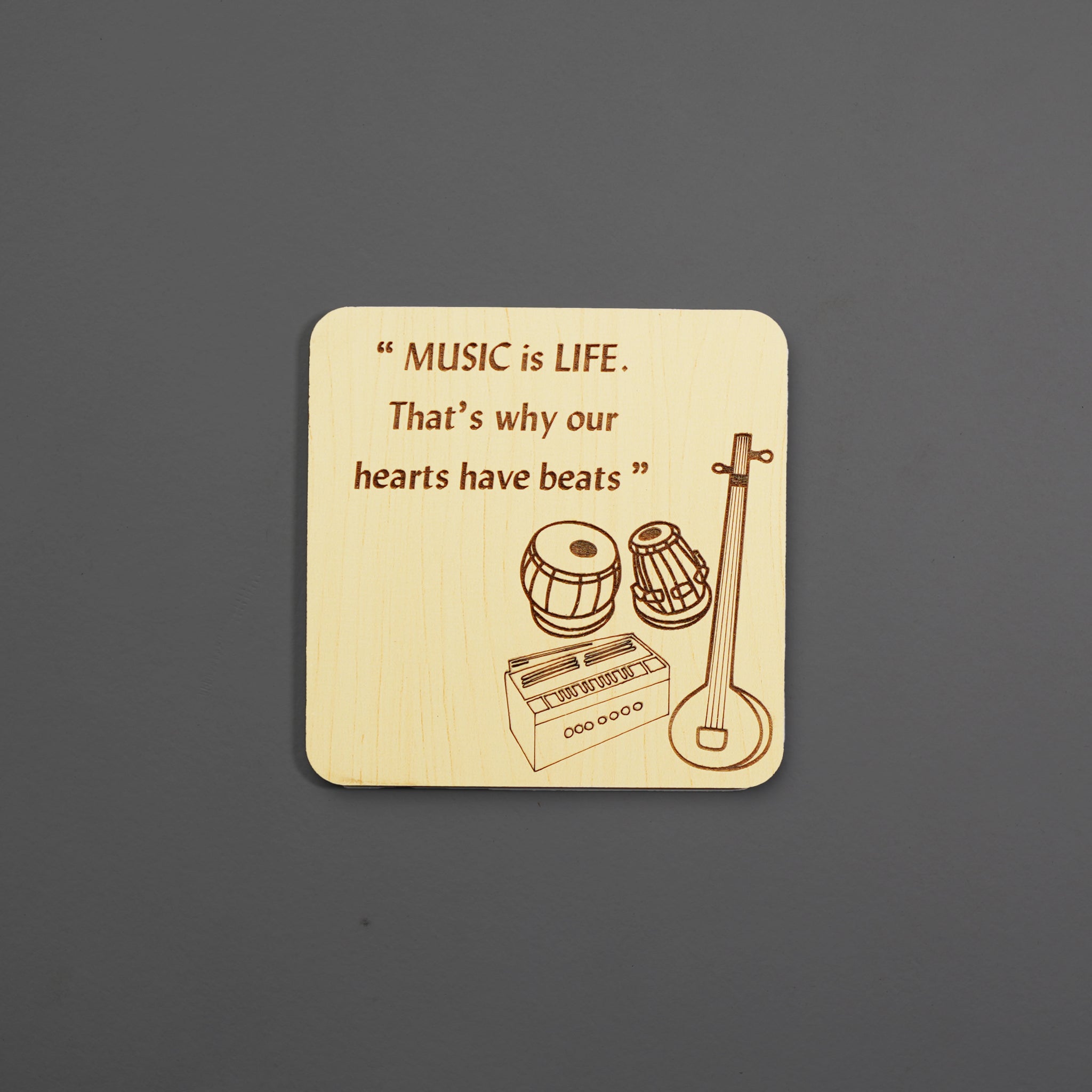 Music Instrument Fridge Magnet
