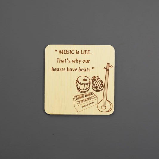 Music Instrument Fridge Magnet