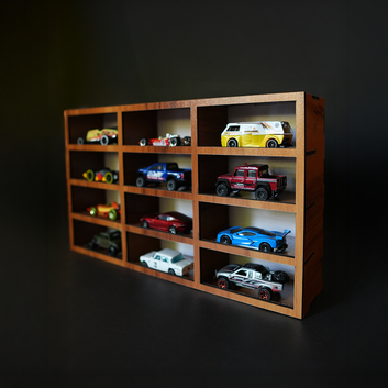 1:64 Wooden Car Organizer/Display
