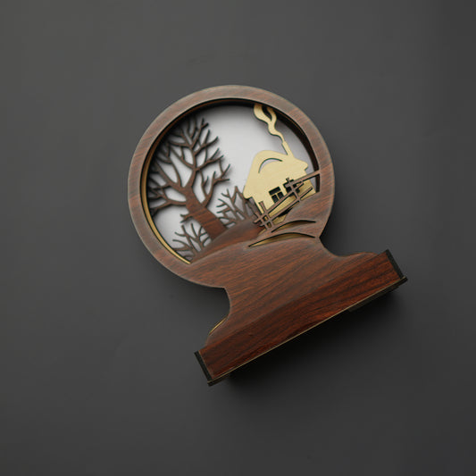 Table Top Decor with Layered Scene