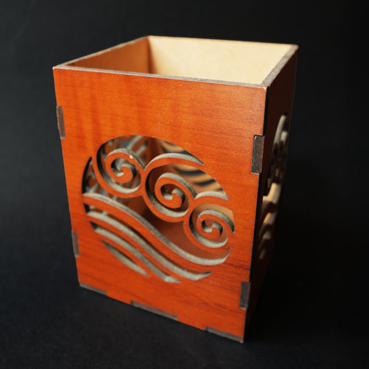 Tea Light Holder cum Pen Stand (Round Design)