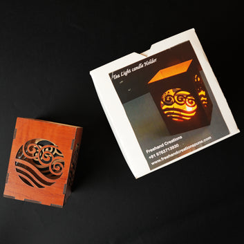Tea Light Holder cum Pen Stand (Round Design)