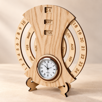 Ivory Clock Grain : Life Time calendar