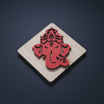Fridge magnet : Ganapati design 1